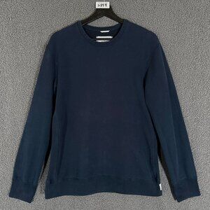 Reigning Champ Cotton Crewneck Pullover Sweatshirt - Men's Size M - Blue